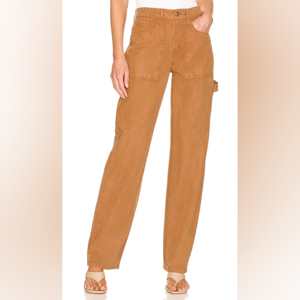 NWT Good American Rust Carpenter high rise jeans size 0
